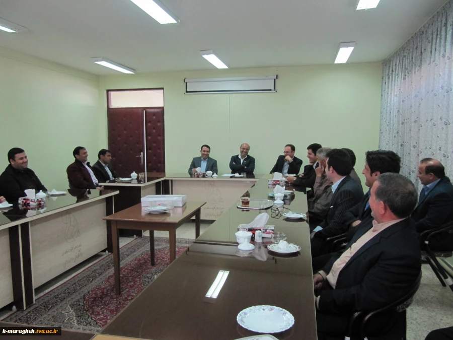 دیدار نوروزی کارکنان و اساتید آموزشکده با ریاست مرکز 2
