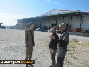 بازدید کمیته ارتباط با صنعت دانشکده فنی و کشاورزی مراغه از شهرک صنعتی علمدار 3