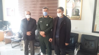 دیدار سرپرست دانشکده فنی و کشاورزی مراغه با فرمانده سپاه پاسداران انقلاب اسلامی شهرستان ویژه مراغه