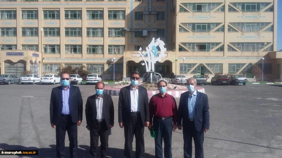 بازدید ناظران مرکز نظارت ،ارزیابی و تضمین کیفیت از آموزشکده فنی و کشاورزی مراغه 2