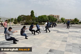 برگزاری مسابقه طناب کشی بمناسبت گرامیداشت هفته سراهای دانشجویی در آموزشکده فنی و کشاورزی مراغه 4