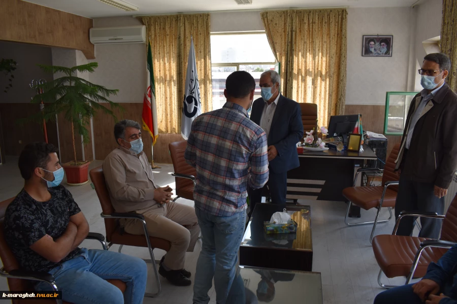 تجلیل از برندگان مسابقه طناب کشی بمناسبت گرامیداشت هفته سراهای دانشجویی در آموزشکده فنی و کشاورزی مراغه 3