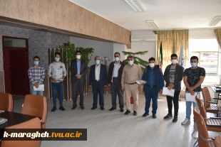 تجلیل از برندگان مسابقه طناب کشی بمناسبت گرامیداشت هفته سراهای دانشجویی در آموزشکده فنی و کشاورزی مراغه 2