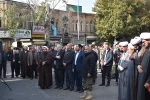 حضور کارکنان،اساتید و دانشجویان آموزشکده فنی و کشاورزی مراغه در تجمع مردم فهیم،ولایی و شهید پرور مراغه در حمایت از مردم مظلوم غزه و محکومیت جنایات رژیم غاصب فلسطینی در میدان طلوع فجر 3