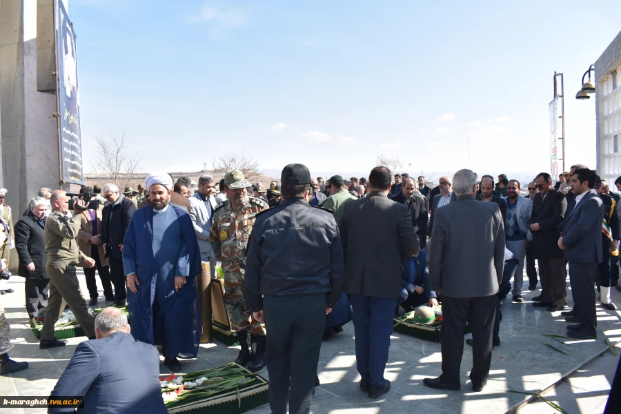 حضور سرپرست و جمعی از کارکنان آموزشکده فنی و کشاورزی مراغه در مراسم بزرگداشت شهداء 11