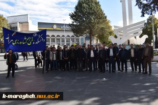 حضور پر شور دانشگاهیان آموزشکده ملی مهارت واحد مراغه در مراسم ۱۳ آبان 3