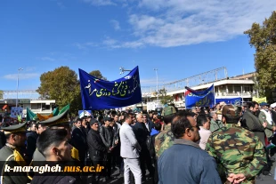 حضور پر شور دانشگاهیان آموزشکده ملی مهارت واحد مراغه در مراسم ۱۳ آبان 6