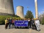بازدید دانشجویان رشته الکتروتکنیک آموزشکده ملی مهارت واحد مراغه از نیروگاه حرارتی سهند بناب در قالب طرح راهیان پیشرفت 2