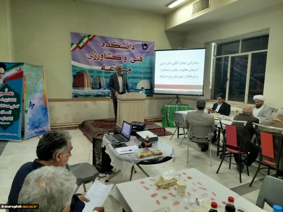 برگزاری مراسم فاخر و باشکوه بزرگداشت مقام استاد و معلم در آموزشکده 6