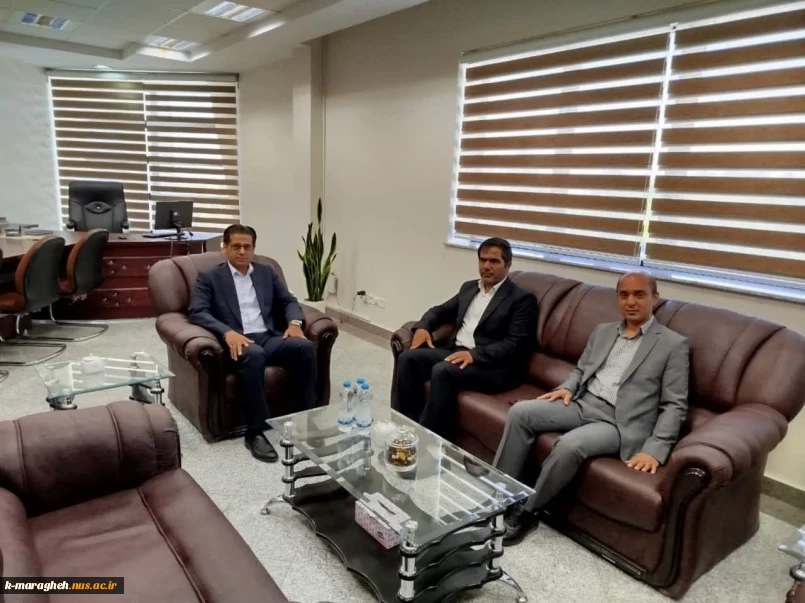 دیدار رسمی ریاست آموزشکده با رئیس جدید دانشگاه مراغه به‌منظور تبریک انتصاب و تقویت همکاری‌های علمی و پژوهشی
